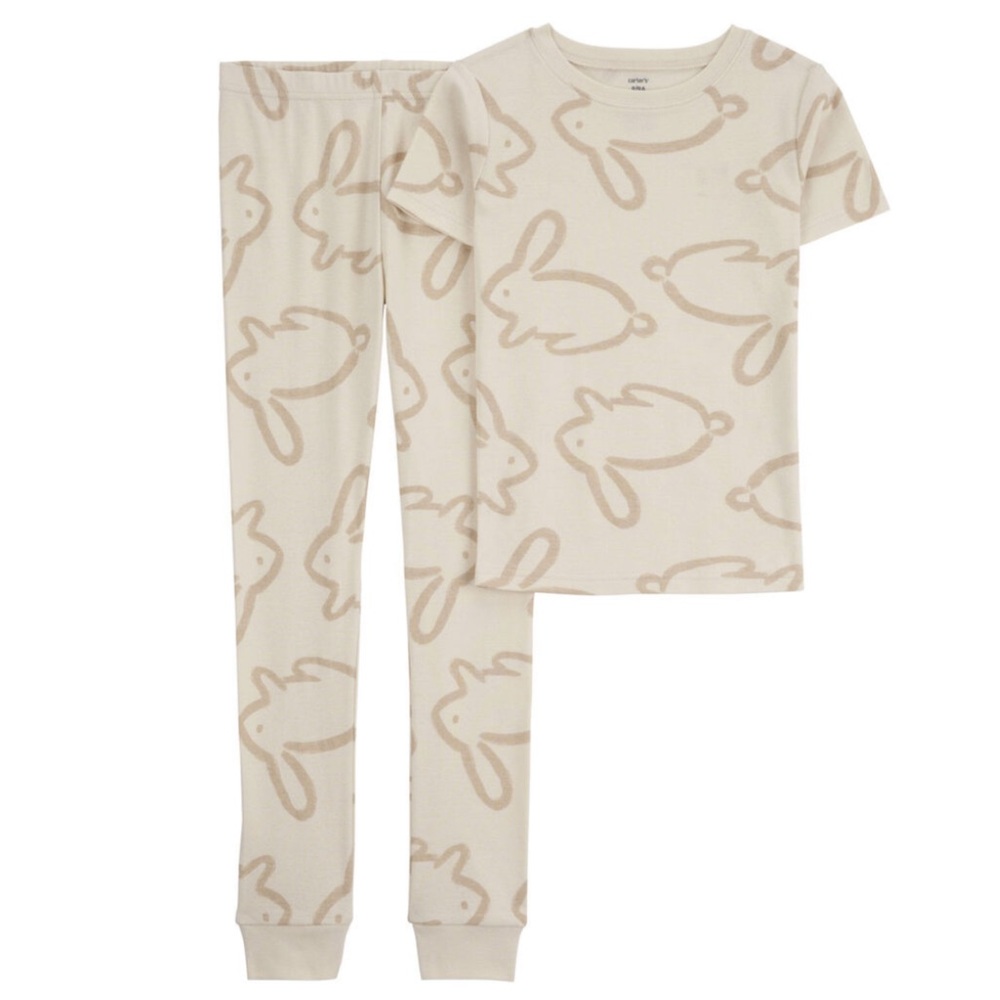 Carter’s Kids Bunny Rabbit Shirt and Pants Pajamas